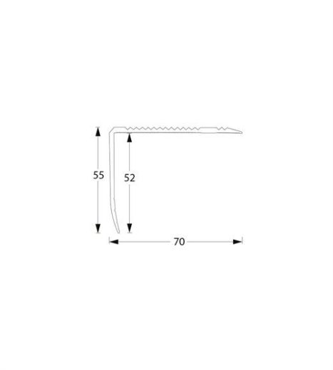 Billede af Trappefork. 70x55mm MAT